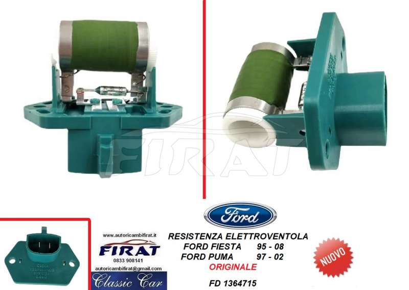 RESISTENZA ELETTROVENTOLA FORD FIESTA - PUMA (1364715)